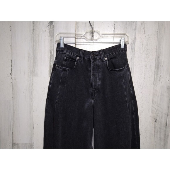 Free People We The Free Old West Slouchy Jeans Flare Wide Leg Baggy High Rise 26 - Picture 4 of 13